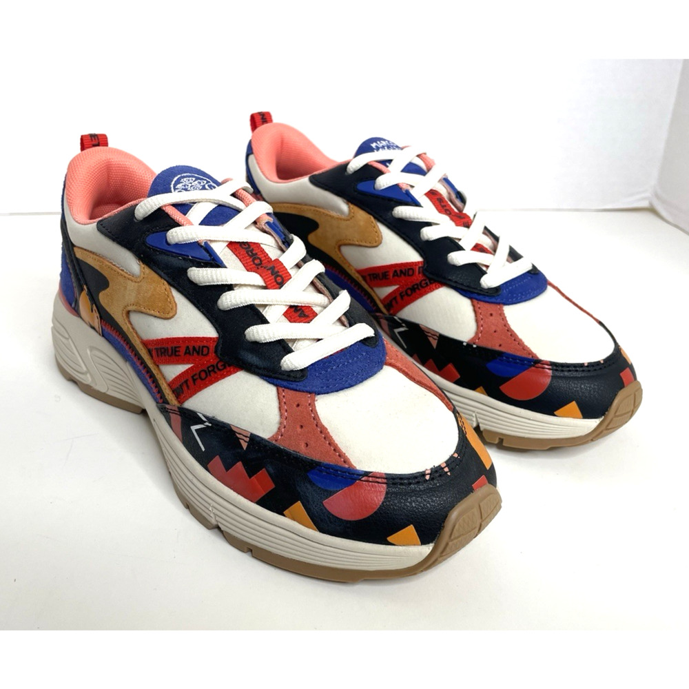 HOFF x Marco Oggian State Sneaker Multi Color Art Collab Women Size 37 EU 6.5 US